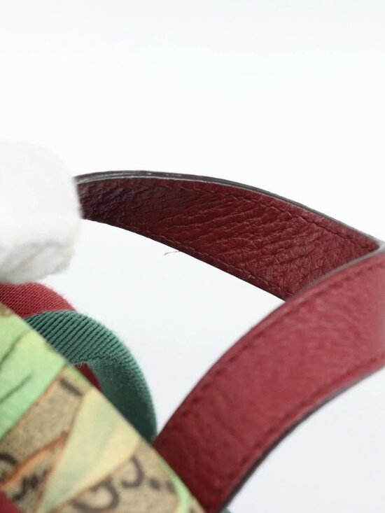 GUCCI GG Supreme Web Sherry Line Tian Backpack PVC Beige 427042 Auth main image 9